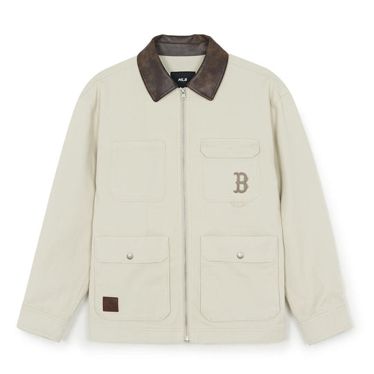 เสื้อจัมเปอร์ Basic Washing Mid Work Jacket(Single) Boston Red Sox