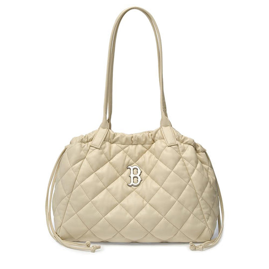 กระเป๋าโท้ท Basic Quilting Pu Tote Bag Boston Red Sox