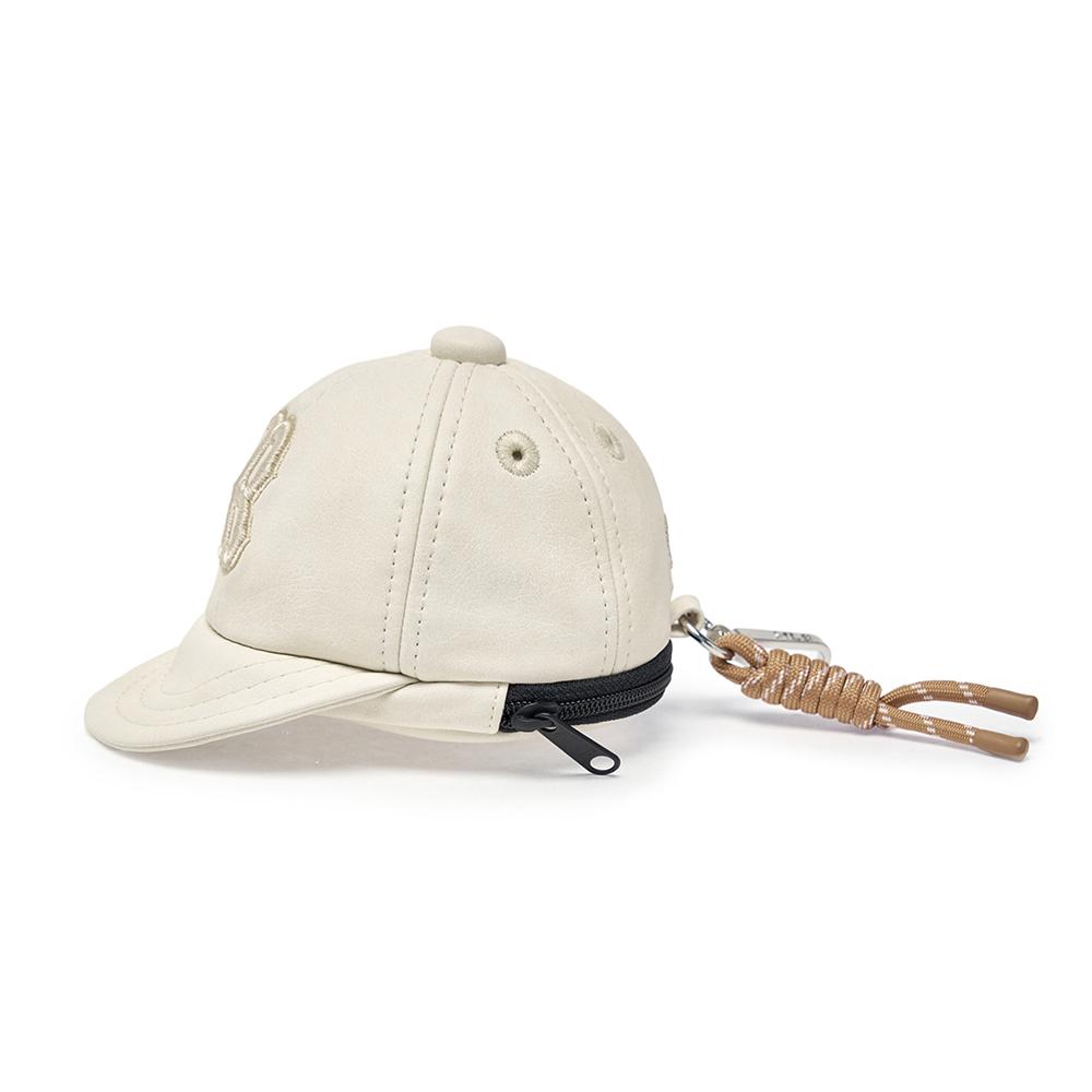 Basic Pu String Ballcap Pouch Keyring Boston Red Sox