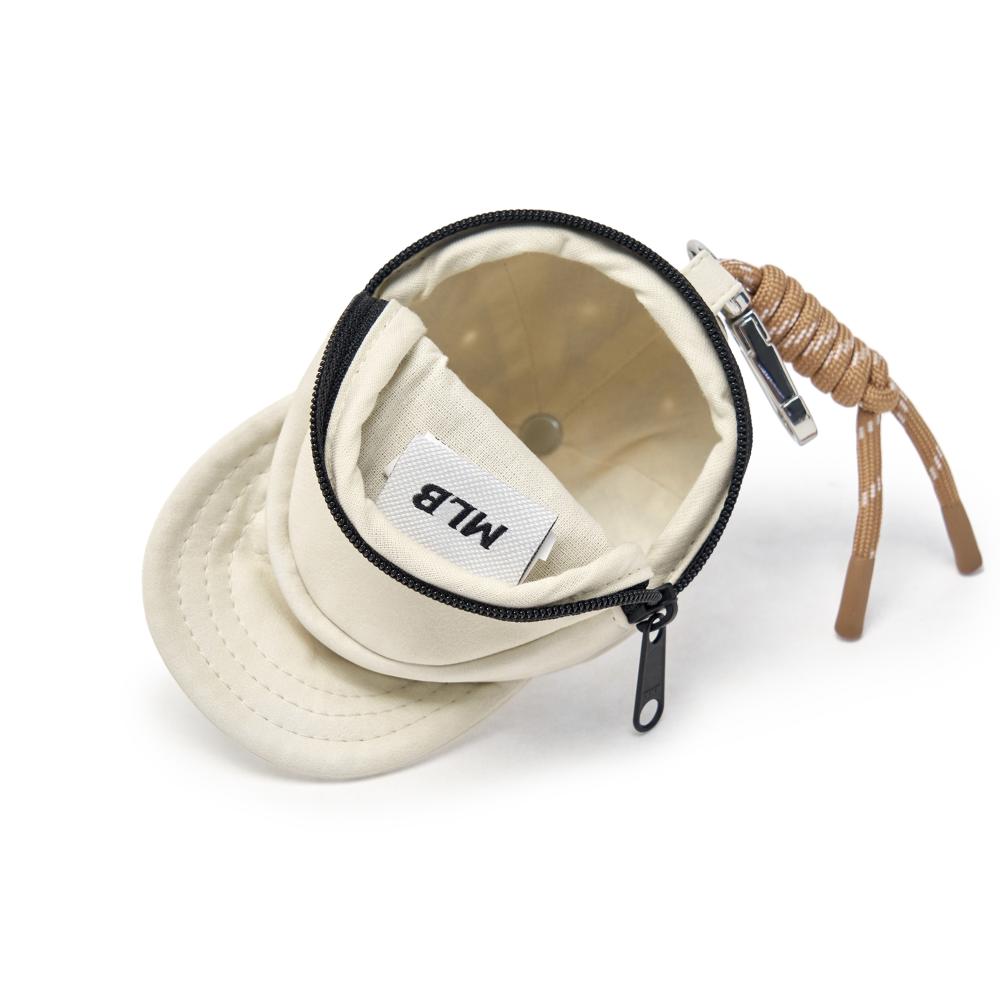 Basic Pu String Ballcap Pouch Keyring Boston Red Sox