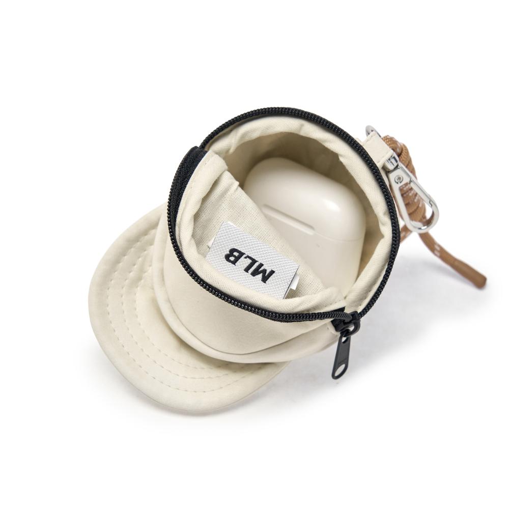 Basic Pu String Ballcap Pouch Keyring Boston Red Sox