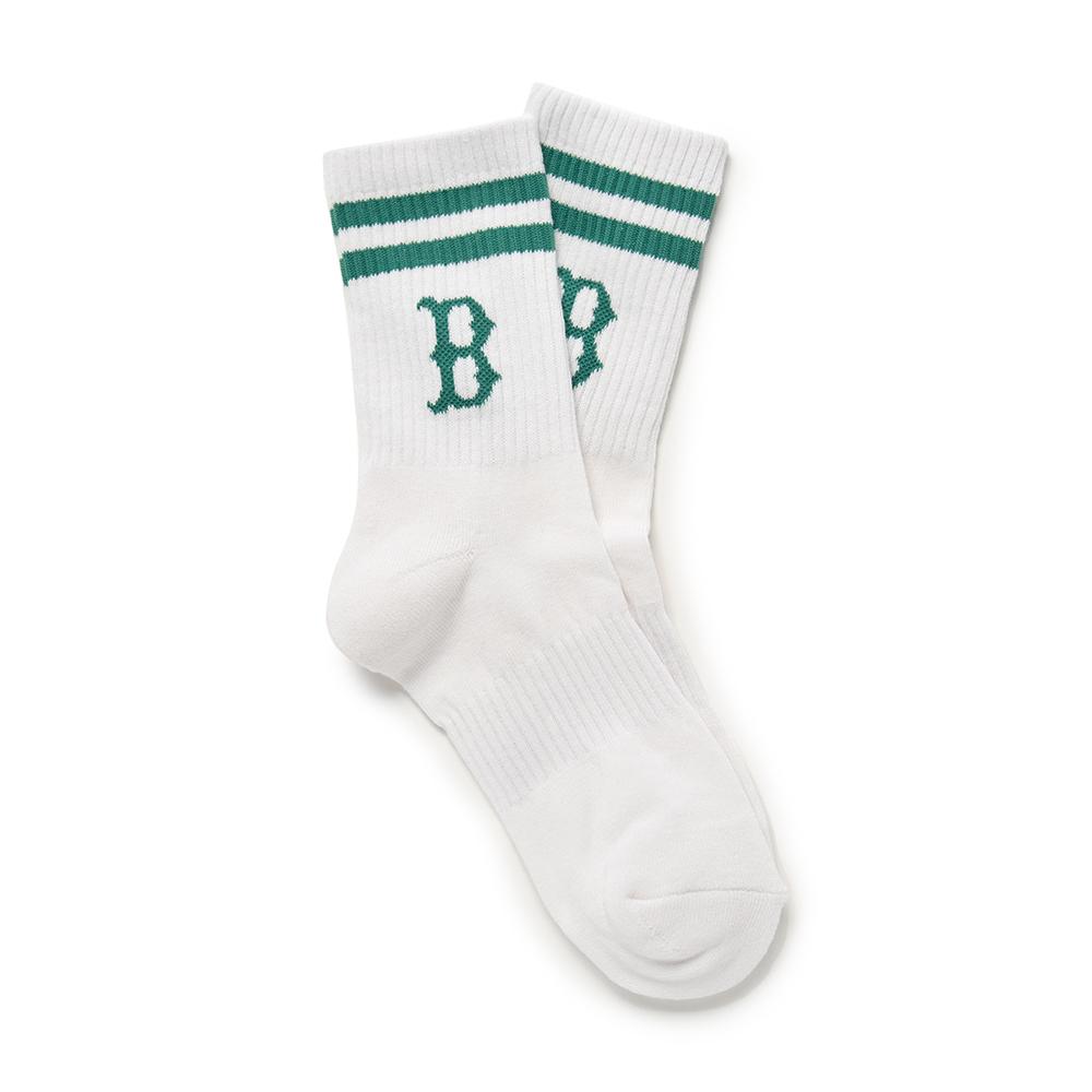 ถุงเท้า Big Logo Stripe Socks Boston Red Sox