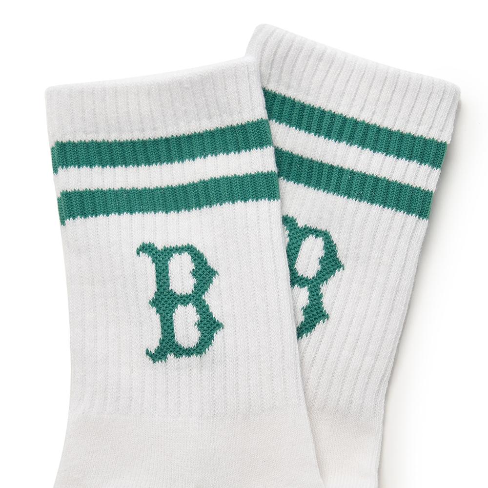 ถุงเท้า Big Logo Stripe Socks Boston Red Sox
