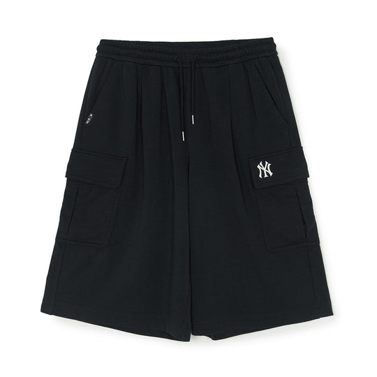 กางเกงขาสั้น Basic Small Logo One Tuck Cargo Bermuda Shorts New York Yankees