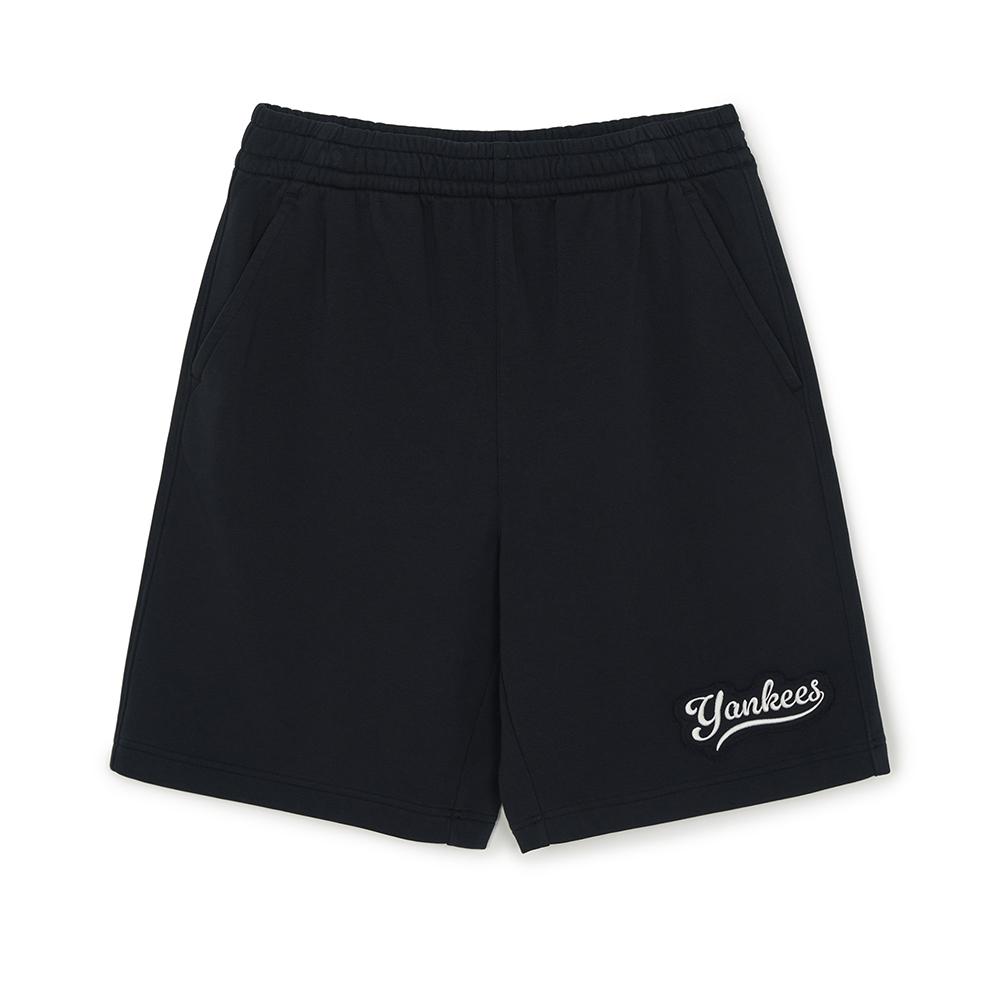 Varsity Demage Cursive Washing 9In Shorts New York Yankees