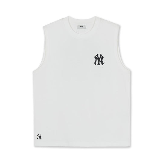 เสื้อกล้าม Basic Street Logo Sleeveless T-Shirts New York Yankees