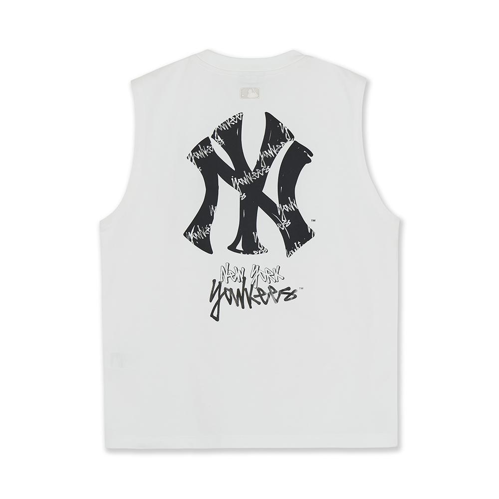 Basic Street Logo Sleeveless T-Shirts New York Yankees