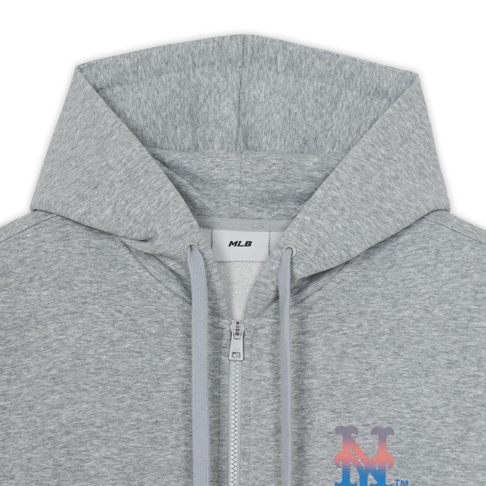 M-Treet Back Letter Mega Overfit Hood Zip Up New York Mets