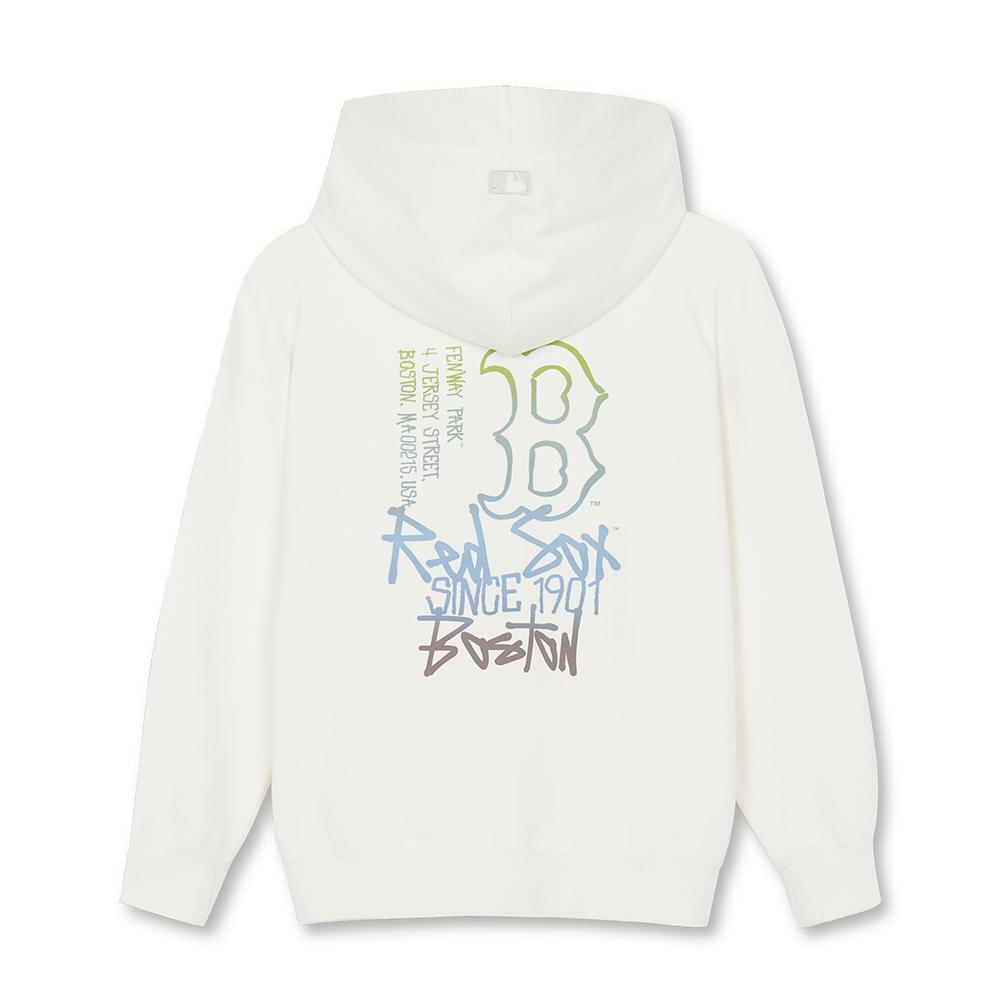 M-Treet Back Letter Mega Overfit Hood Zip Up Boston Red Sox