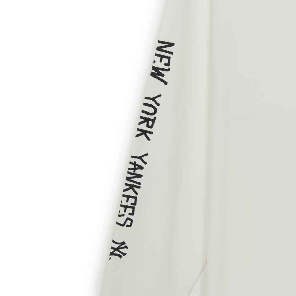Basic Streete Sleeve Lettering Long Sleeve T-Shirts New York Yankees