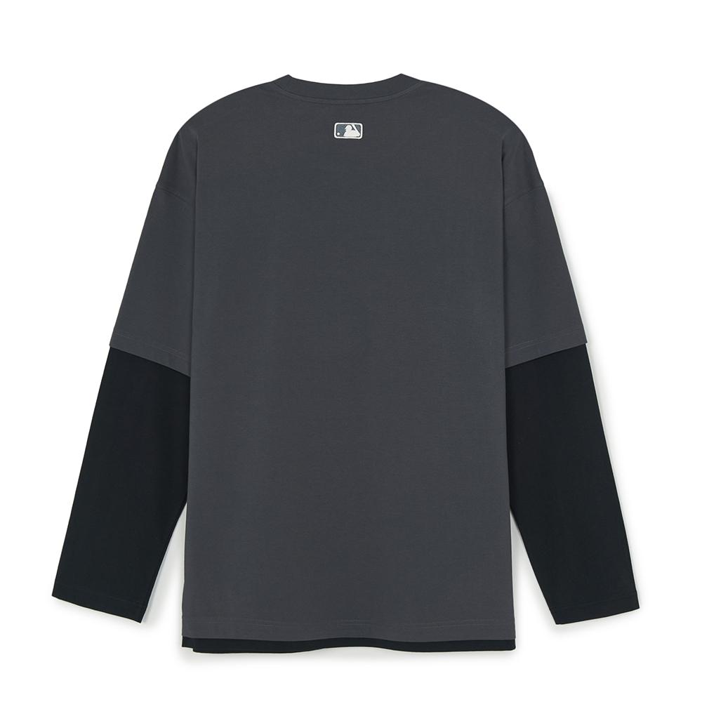 Basic Street Logo Layered Long Sleeve T-Shirts Boston Red Sox