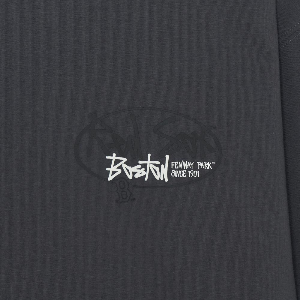 Basic Street Logo Layered Long Sleeve T-Shirts Boston Red Sox