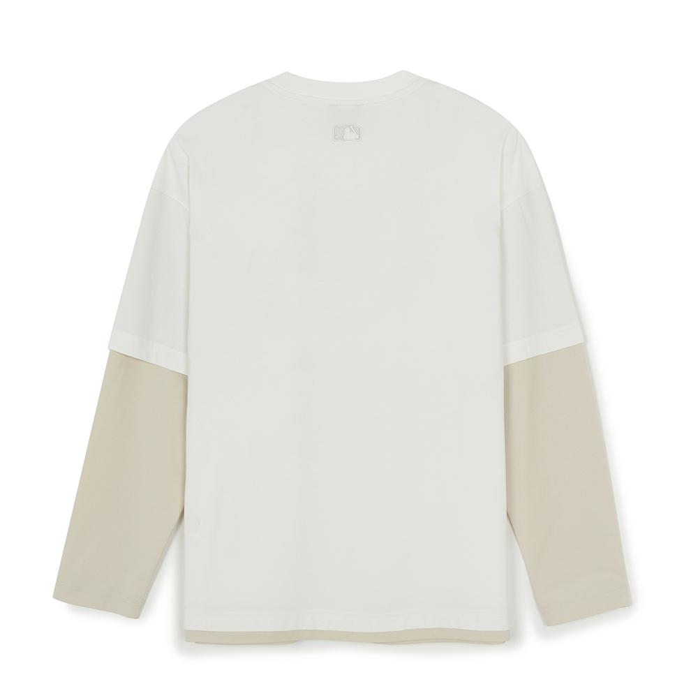 เสื้อยืดแขนยาว Basic Street Logo Layered Long Sleeve T-Shirts New York Yankees