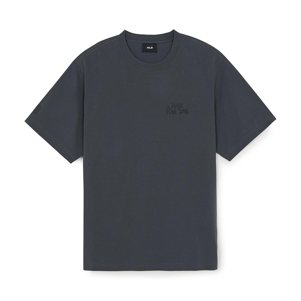 Basic Mega Street Logo Over Fit T-Shirts Boston Red Sox