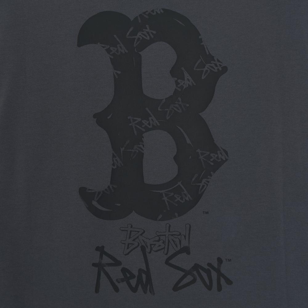 Basic Mega Street Logo Over Fit T-Shirts Boston Red Sox