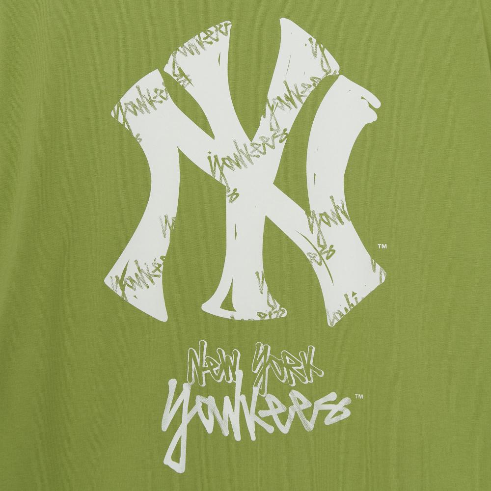 Basic Mega Street Logo Over Fit T-Shirts New York Yankees