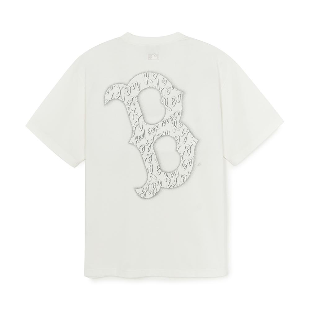 เสื้อยืด Basic Mega Logo Over Fit T-Shirts Boston Red Sox