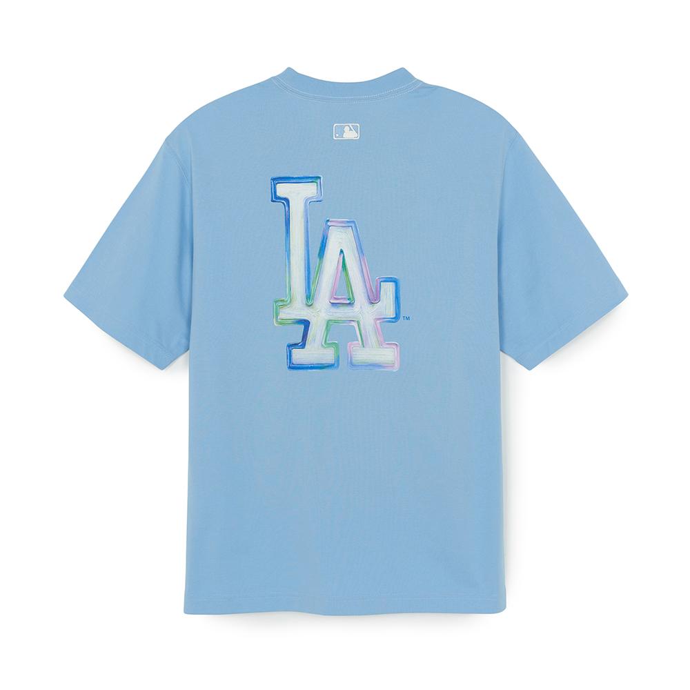 Basic Colorful Street Logo Over Fit T-Shirts Los Angeles Dodgers