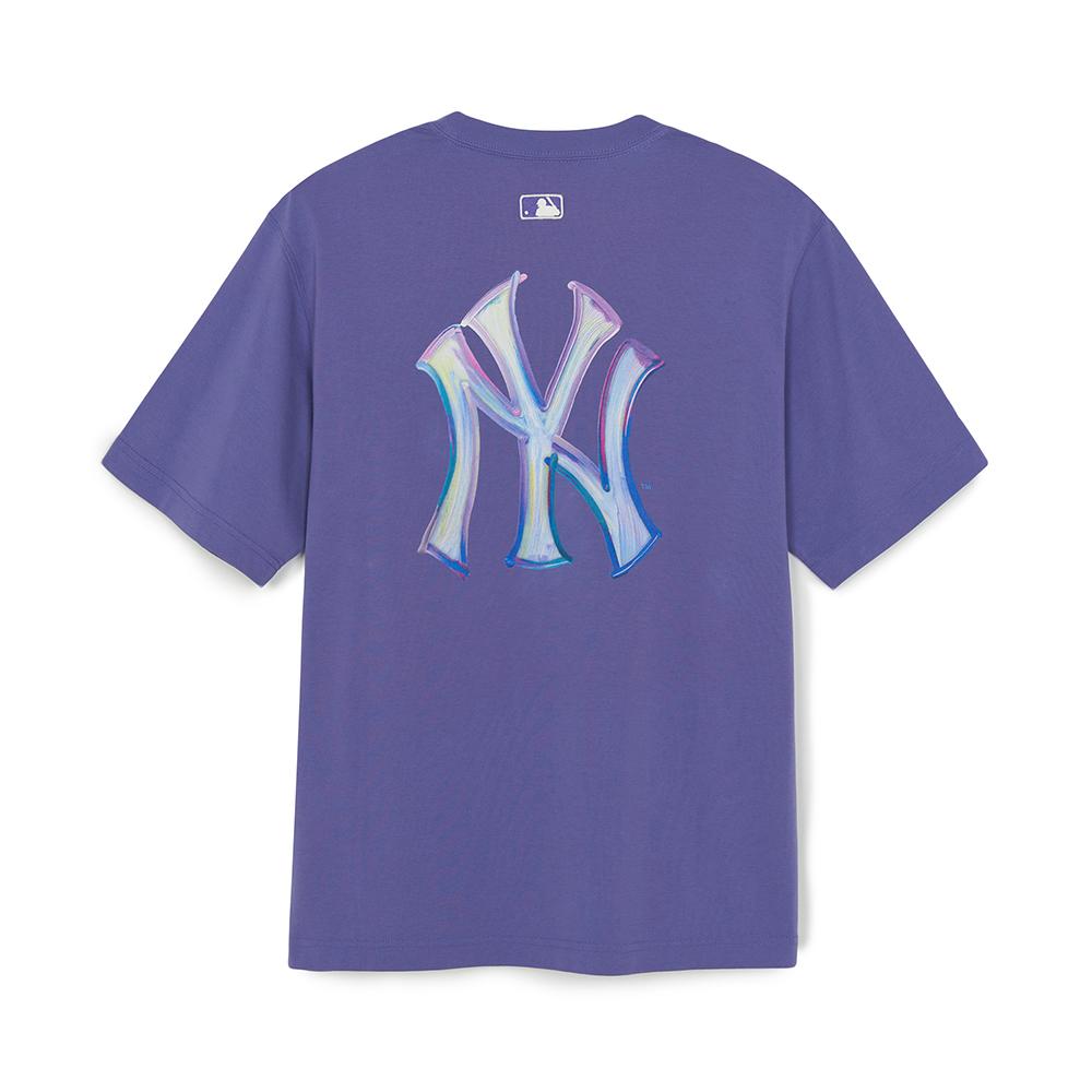 Basic Colorful Street Logo Over Fit T-Shirts New York Yankees