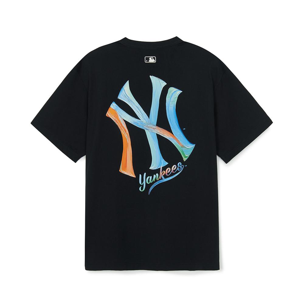 Basic Colorful Mega Logo Over Fit T-Shirts New York Yankees