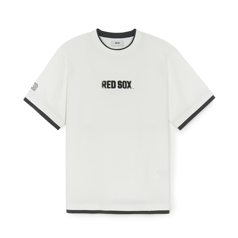 Basic Street Logo Heavy Weight Over Fit T-Shirts Boston Red Sox