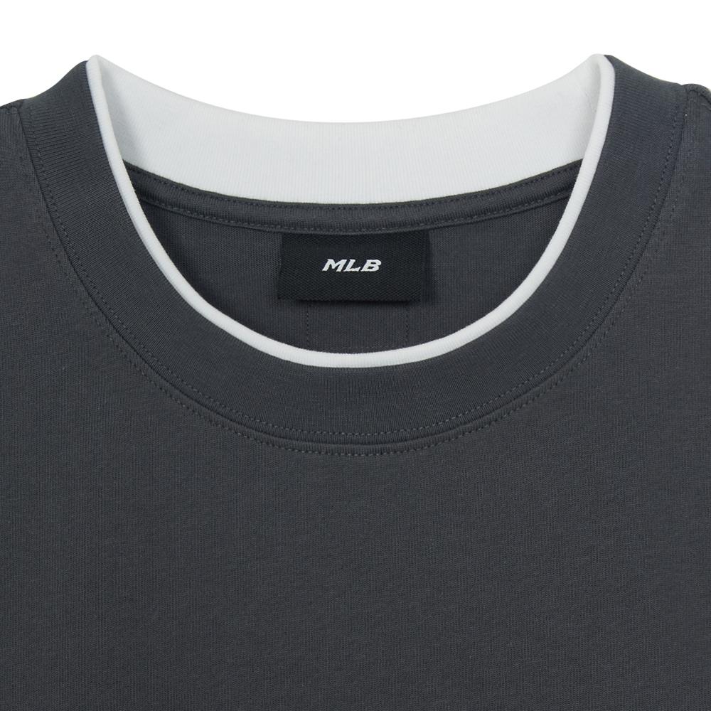 เสื้อยืด Basic Street Logo Layered Over Fit T-Shirts Boston Red Sox