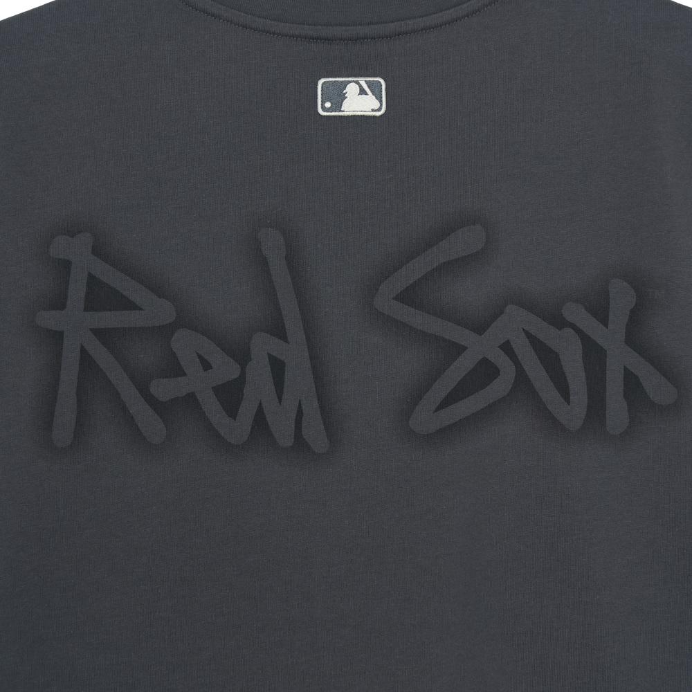 เสื้อยืด Basic Street Logo Layered Over Fit T-Shirts Boston Red Sox