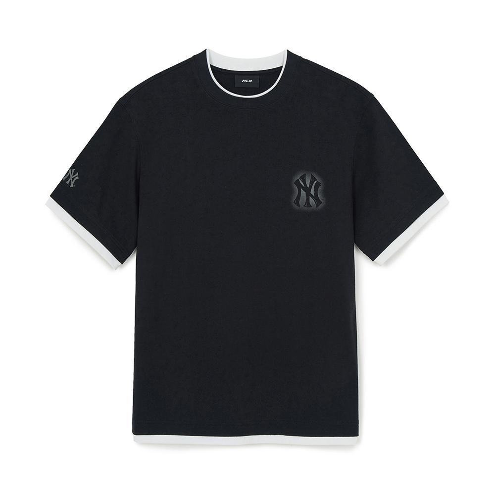เสื้อยืด Basic Street Logo Layered Over Fit T-Shirts New York Yankees