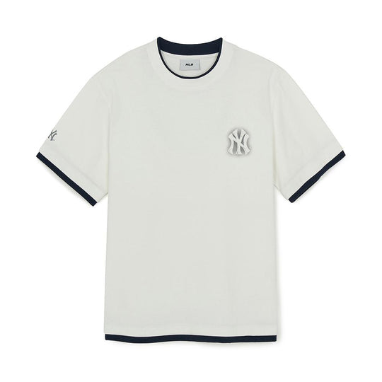 เสื้อยืด Basic Street Logo Layered Over Fit T-Shirts New York Yankees