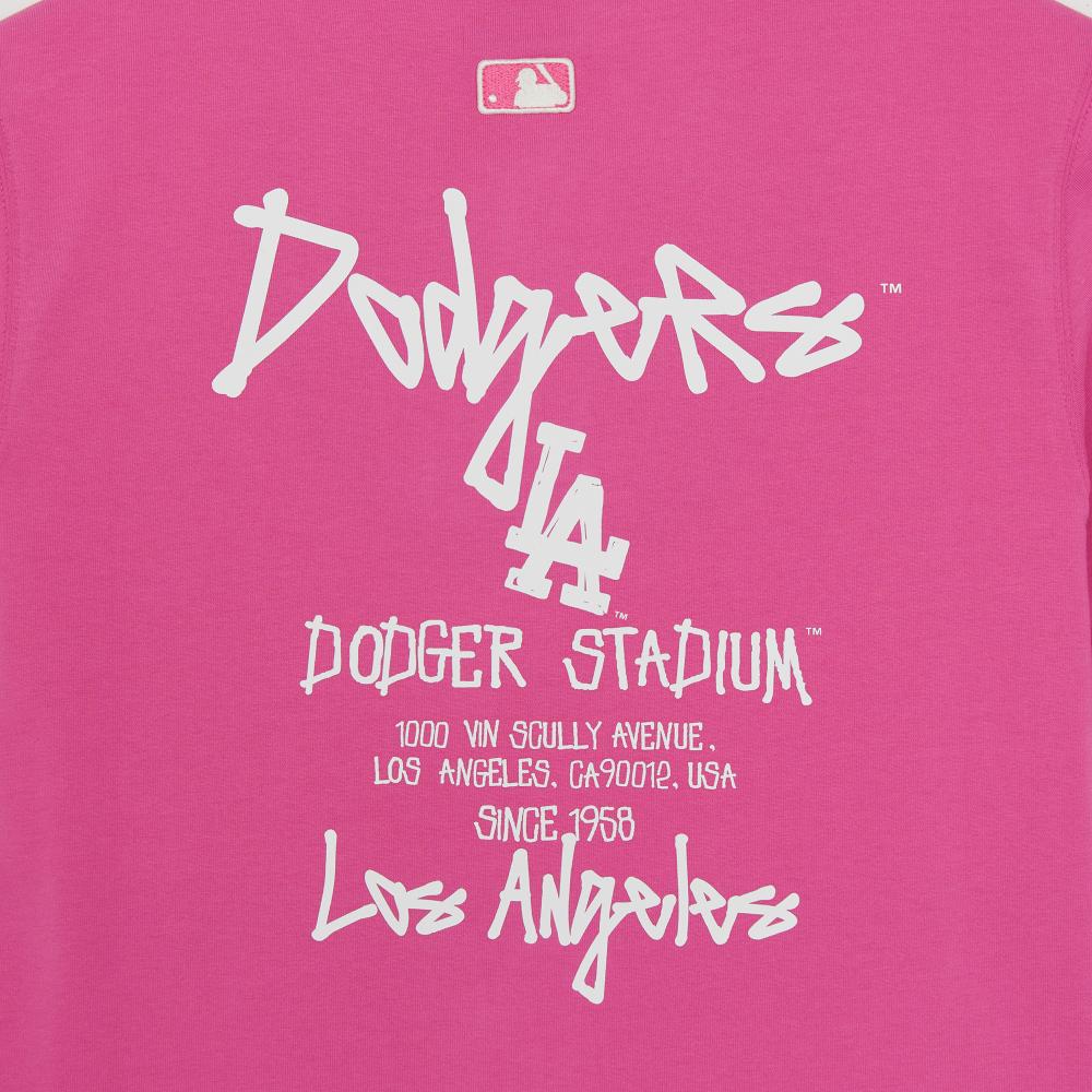 เสื้อยืด Basic Street Back Lettering Over Fit T-Shirts Los Angeles Dodgers