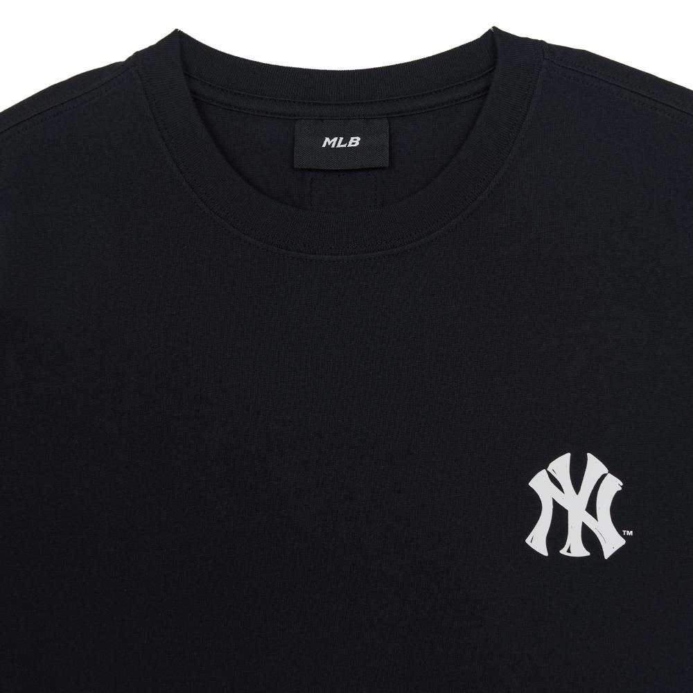 เสื้อยืด Basic Street Back Lettering Over Fit T-Shirts New York Yankees