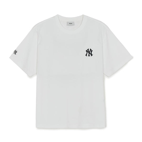 เสื้อยืด Basic Street Back Lettering Over Fit T-Shirts New York Yankees