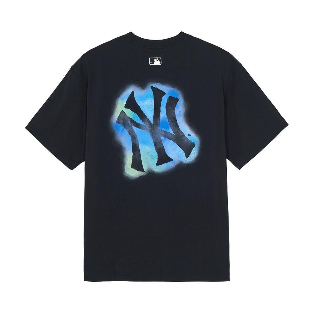 Basic Colorful Ink Logo Over Fit T-Shirts New York Yankees