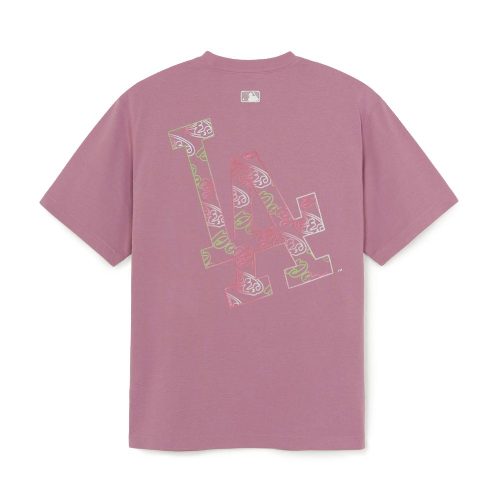 เสื้อยืด Basic Colorful Crayon Logo Over Fit T-Shirts Los Angeles Dodgers