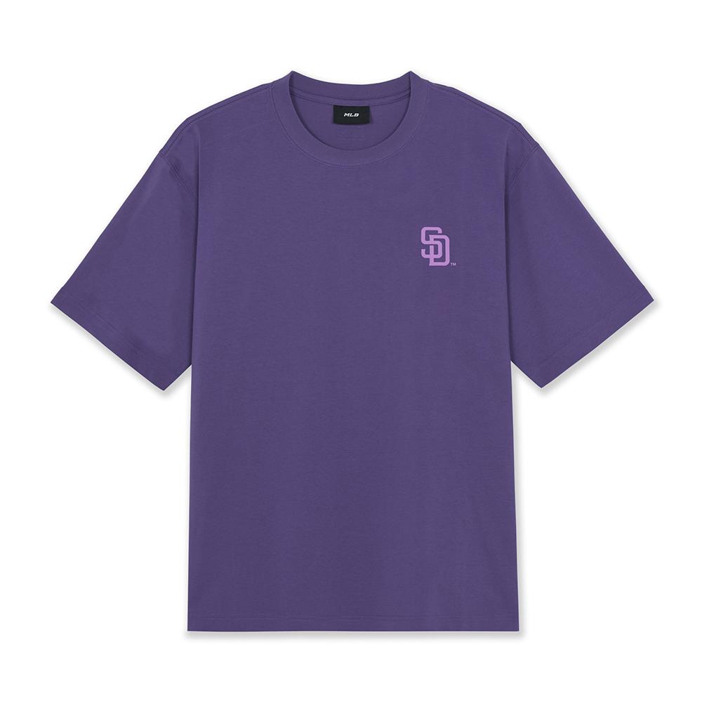 Basic Color Mega Logo Over Fit T-Shirts San Diego Padres