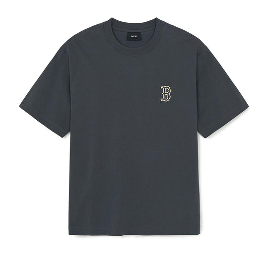 เสื้อยืด Basic Street Color Lettering Over Fit T-Shirts Boston Red Sox