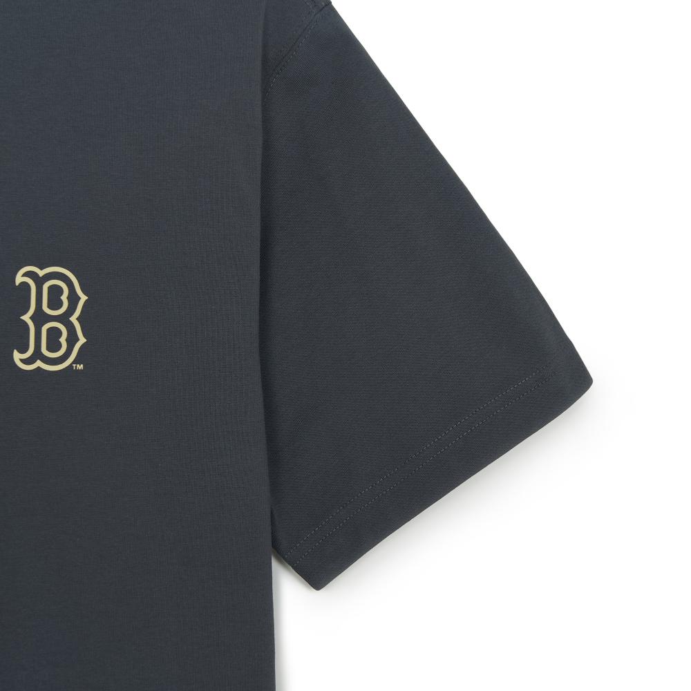 เสื้อยืด Basic Street Color Lettering Over Fit T-Shirts Boston Red Sox