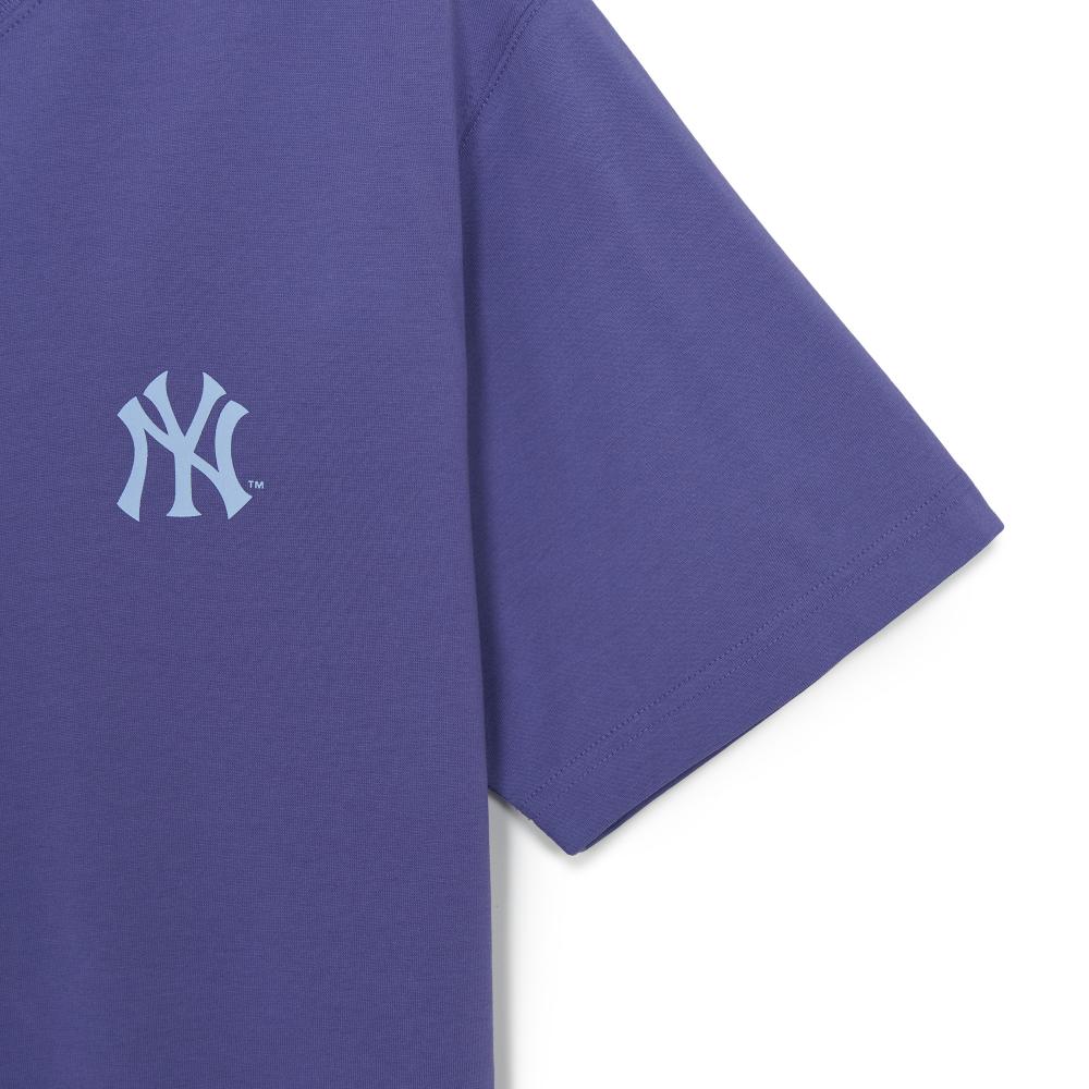เสื้อยืด Basic Street Color Lettering Over Fit T-Shirts New York Yankees