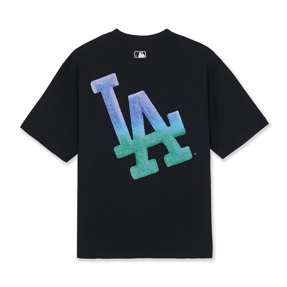 Basic Color Fur Mega Logo Over Fit T-Shirts Los Angeles Dodgers