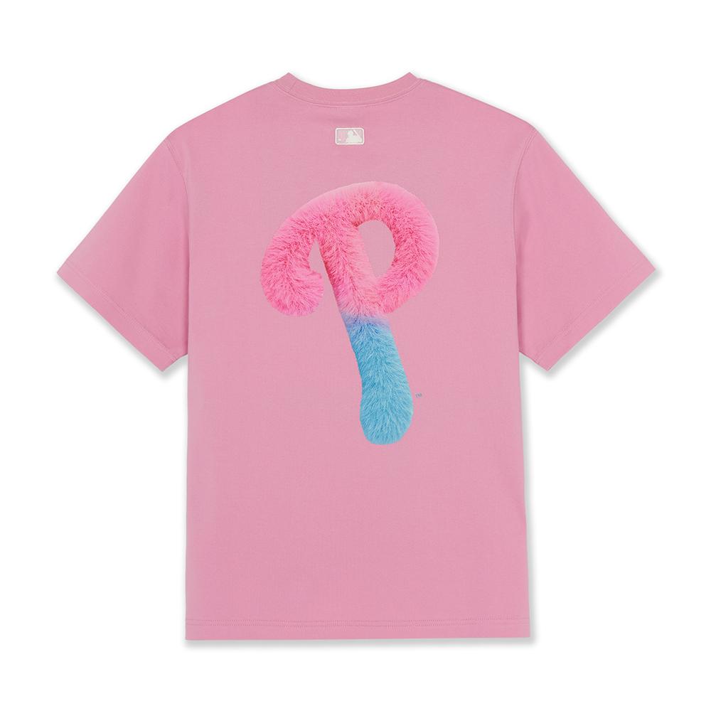 เสื้อยืด Basic Color Fur Mega Logo Over Fit T-Shirts Philadelphia Phillies