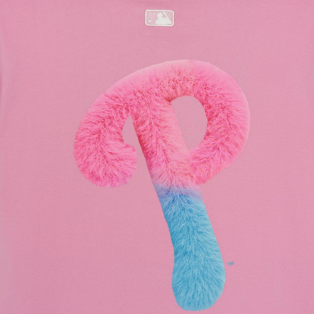 เสื้อยืด Basic Color Fur Mega Logo Over Fit T-Shirts Philadelphia Phillies