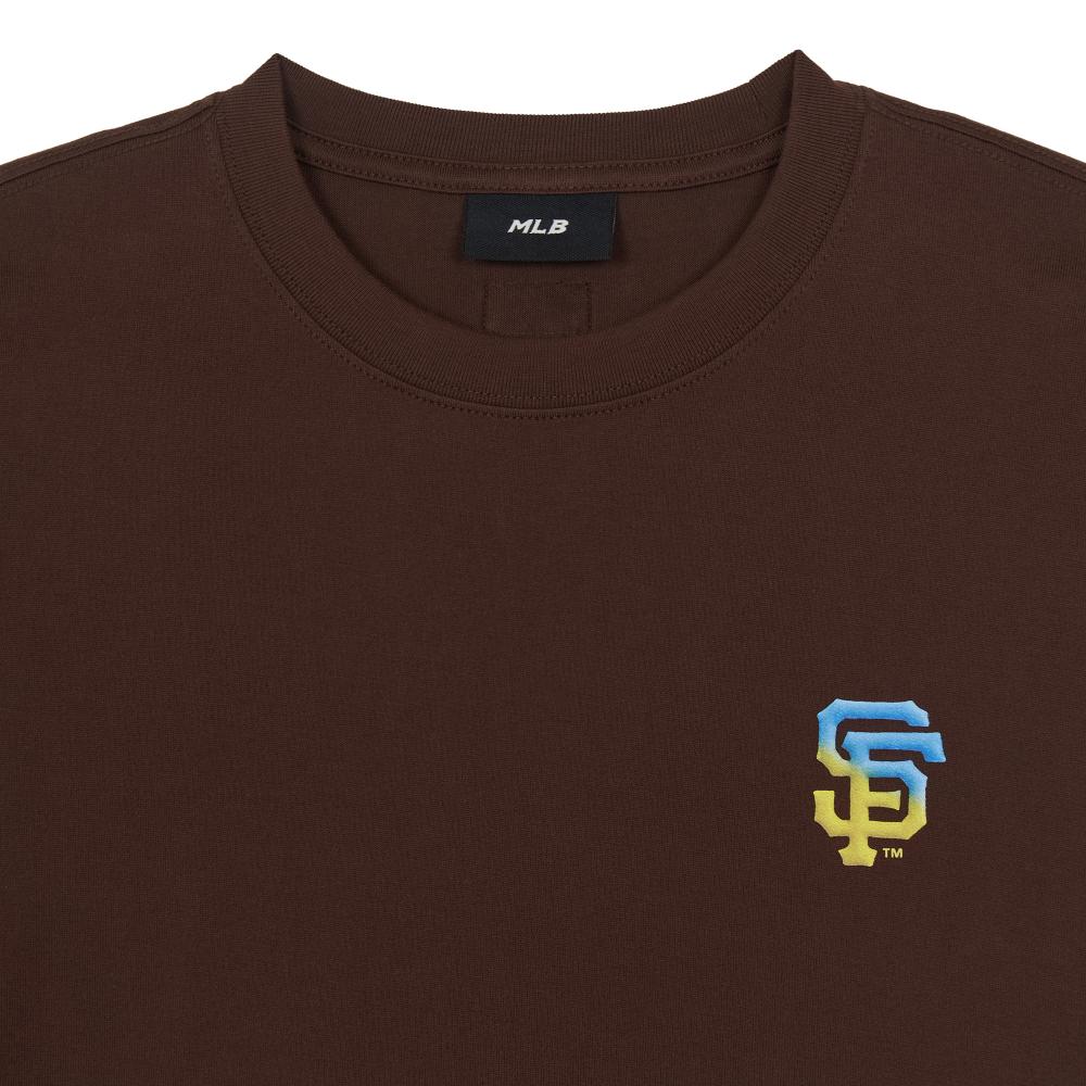 เสื้อยืด Basic Color Fur Mega Logo Over Fit T-Shirts San Francisco Giants
