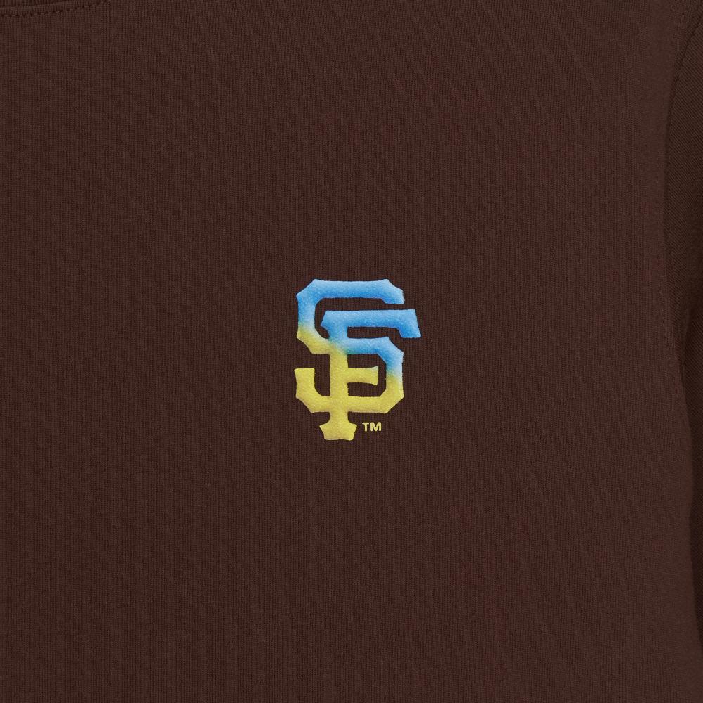 เสื้อยืด Basic Color Fur Mega Logo Over Fit T-Shirts San Francisco Giants