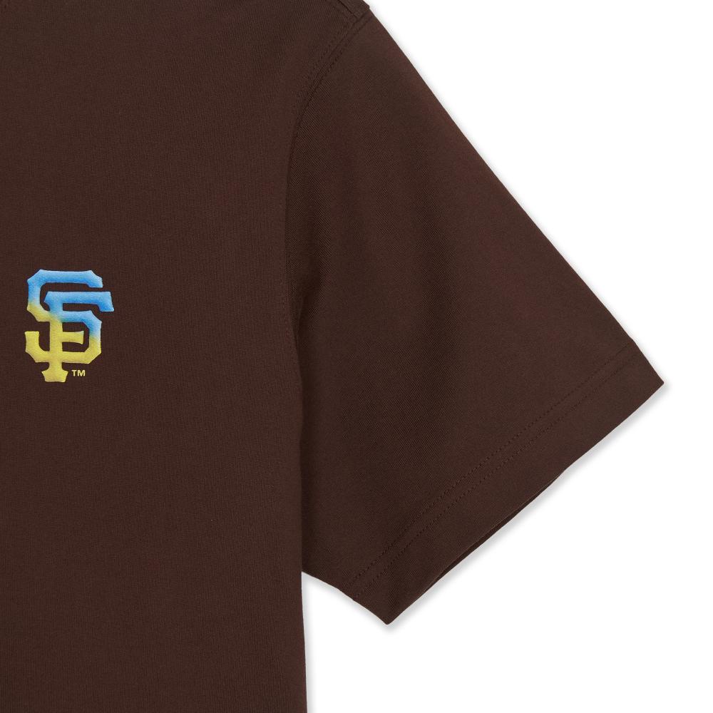 เสื้อยืด Basic Color Fur Mega Logo Over Fit T-Shirts San Francisco Giants