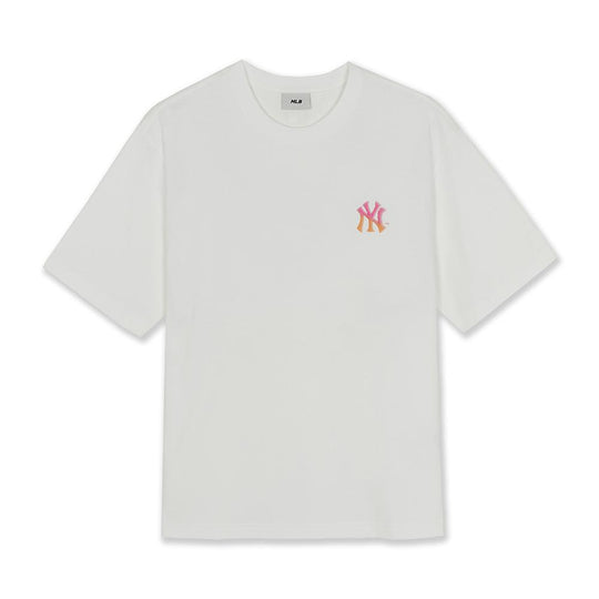 Basic Color Fur Mega Logo Over Fit T-Shirts New York Yankees