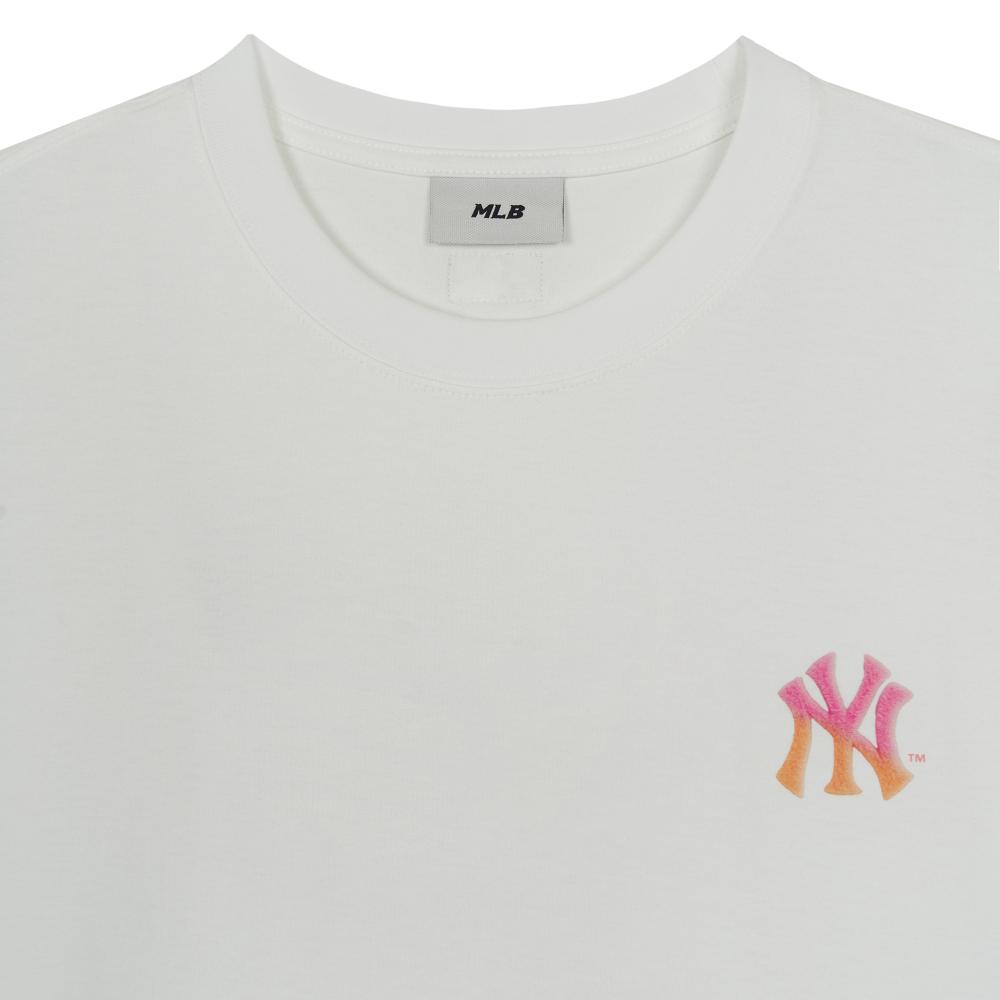 Basic Color Fur Mega Logo Over Fit T-Shirts New York Yankees