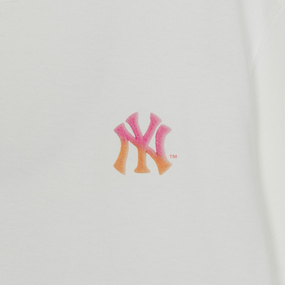 Basic Color Fur Mega Logo Over Fit T-Shirts New York Yankees