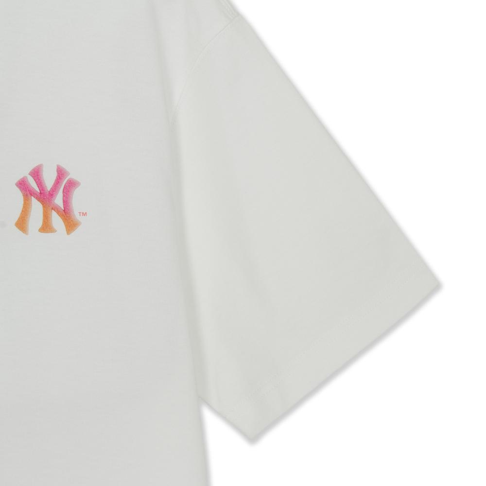 Basic Color Fur Mega Logo Over Fit T-Shirts New York Yankees