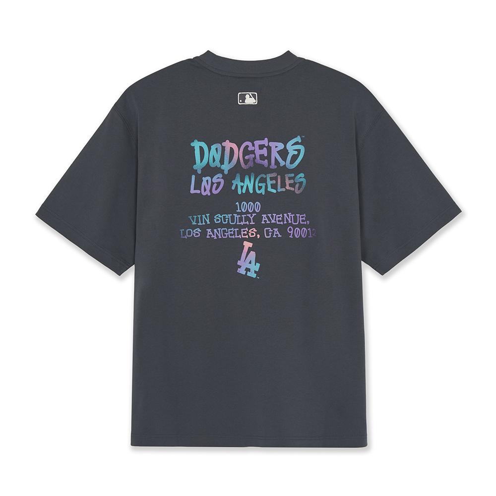 เสื้อยืด Basic Multi Letter Logo Semi Over Fit T-Shirts Los Angeles Dodgers