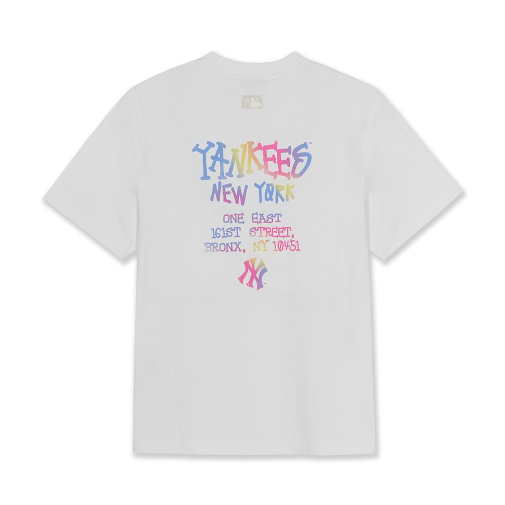 Basic Multi Letter Logo Semi Over Fit T-Shirts New York Yankees